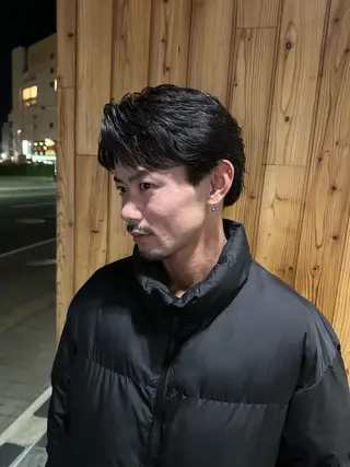 ショート カラー パーマ メンズ 横浜/ボブ/ ショート/はやとのヘアスタイル