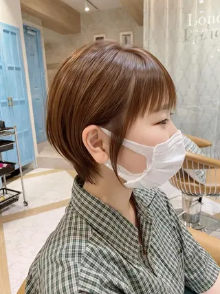 ショート カラー lond strada所属・🌟モテ髪ショート 🌟店長　津賀涼のヘアスタイル