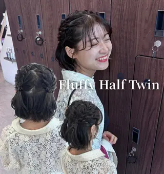 ミディアム ふんわり透け感カラー ☁🫧コッシーのヘアスタイル