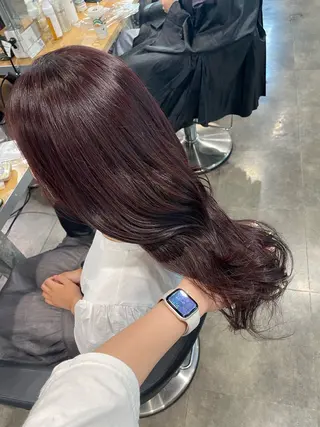 ロング カラー ハイトーン 横浜💞ミオのヘアスタイル