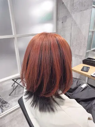 セミロング newi ナカノのヘアスタイル