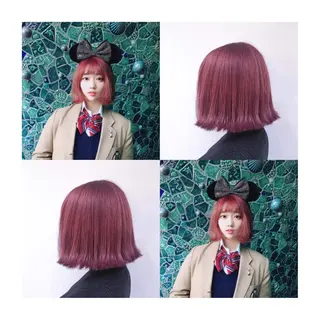 ショート カラー なんば髪質改善カラー Ardoreのヘアスタイル