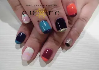 ショート ネイル ネイルサロン Cureのネイルデザイン