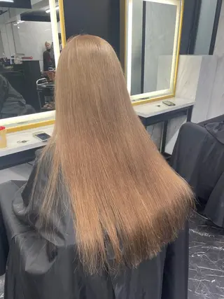 ロング Ria OSAKA　梅田所属・マリカ🦋韓国 ハイトーン/エクステのヘアスタイル