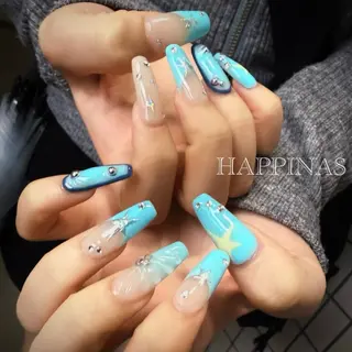 ネイル HAPPINAS ののかのネイルデザイン