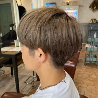 ショート カラー メンズ ココナ🖤/メンズ /ニュアンスパーマのヘアスタイル