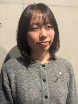 ミディアム カラー RIN／韓国ヘア レイヤー／メンズのヘアスタイル