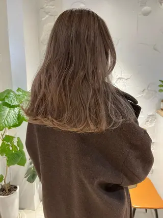 ロング 透明感カラー♡ 岡部瑠里のヘアスタイル