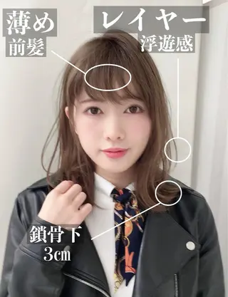 ミディアム カラー 鈴木 一貴のヘアスタイル