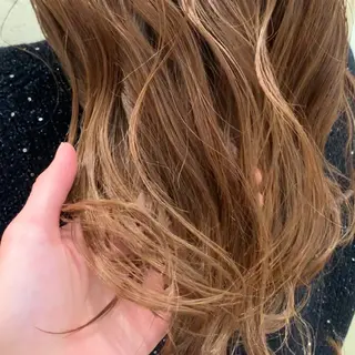 ロング カラー ハイトーンカラー/ ケアブリーチ🎀あやのヘアスタイル