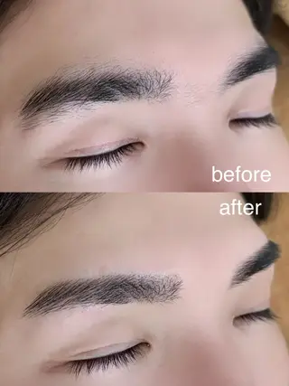 メンズ アイブロウ LUNELLA☾ ໋ SANKAのマツエク・マツパデザイン