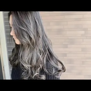 ロング カラー パーマ ヘアアレンジ メンズ キッズ moku所属・【mokuオーナー】 ちはるのヘアスタイル