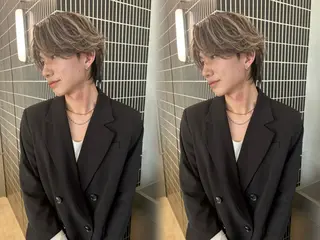 ショート メンズバレイヤージュ 斉藤春のヘアスタイル