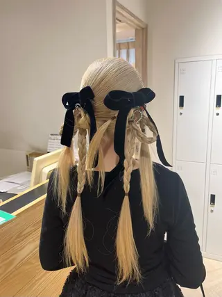 ヘアアレンジ ᴛᴏᴍᴏᴋᴀ / ᴄʜᴇʀɪのヘアスタイル