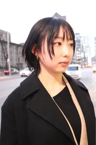 ショート カラー 似合わせカット /パーマ岡本淳平のヘアスタイル