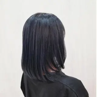 ミディアム カラー 顔周りレイヤーカット 髪質改善代表西村功平のヘアスタイル