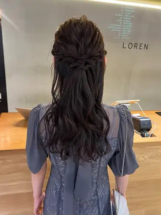 ヘアアレンジ レイヤーカット/暖色 カラー/mao🎀のヘアスタイル