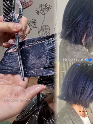 ショート カラー ✨ショート/ボブ 縮毛矯正✨アキラのヘアスタイル