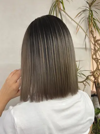 セミロング カラー SALOWIN横浜suite店所属・🌷かわばた めい🌷のヘアスタイル