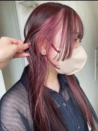 ロング カラー レイヤー/透明感 カラー/Tamakiのヘアスタイル