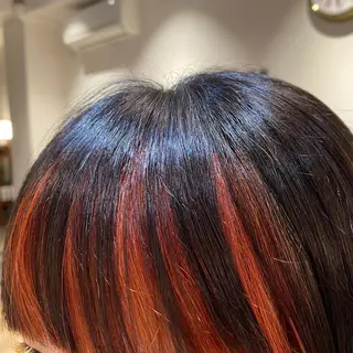 ロング カラー 艶カラー/韓国顔周り 🎀mamiのヘアスタイル