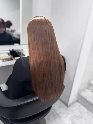 ロング カラー ヘアアレンジ 透け上品ハイトーン 職人ゆうと🤍のヘアスタイル