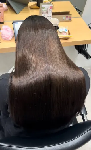 セミロング 髪質改善ヘアケア 艶髪特化/上田のヘアスタイル