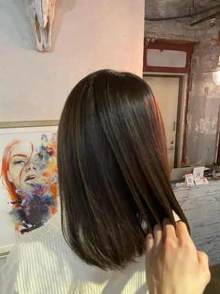 セミロング 下北沢 LOAWe タクミのヘアスタイル