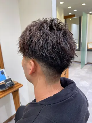 ショート カラー パーマ メンズ ✂︎髪質改善・ Yuitoのヘアスタイル