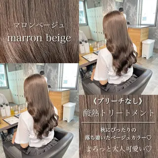 ロング カラー 赤み消しカラー 🍀JUNKIのヘアスタイル