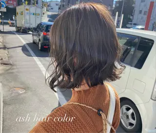 ミディアム カラー flen所属・𖤣𖥧𖥣𖥧田中 姫乃𖤣𖥧𖥣𖡡のヘアスタイル