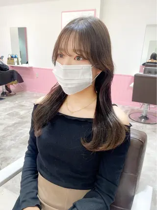 ロング 髪質改善韓国レイヤー SHIORI🦋のヘアスタイル