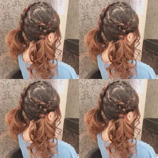 セミロング ヘアアレンジ 🌷MAYU 🌷のヘアスタイル