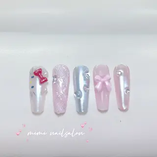 ネイル スカルプ長さ出し専門店 MIMI nailsalon 上野店所属・RIN Amiのネイルデザイン