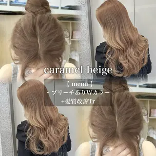 カラー 🩶透明感ミルク ティー🩶 maoのヘアスタイル