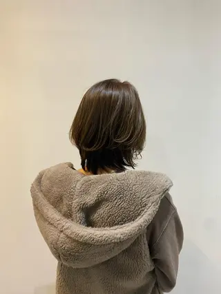 ミディアム カラー 大人かわいい×艶髪 🤍塩川のヘアスタイル