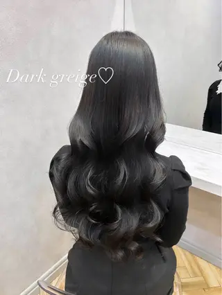 ロング カラー ヘアアレンジ 🩷韓国ヘア/ヨシン モリ🩷Maikaのヘアスタイル