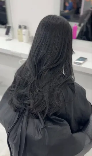 ロング カラー パーマ ヘアアレンジ メンズ キッズ ♥️韓国ヘア レイヤー♥️ゆりのヘアスタイル