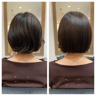 ショート ofF élua所属・🌵ボブ/切りっぱな し/ショート藤長芽生のヘアスタイル