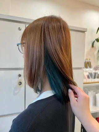 ミディアム カラー ejinbara/ Kurumiのヘアスタイル