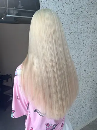 ロング カラー lani hair salon所属・SHOTO ハイトー ン/デザインカラーのヘアスタイル