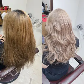 ロング カラー ヘアアレンジ 【Diar】オーナー アキヨシケンタのヘアスタイル