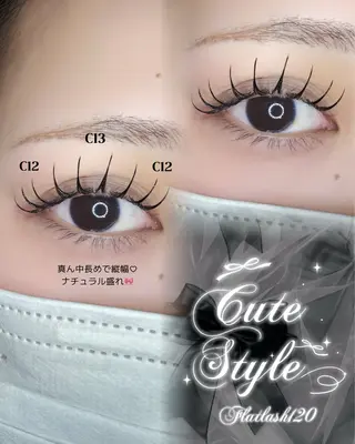 マツエク・マツパ eyelash＆nail KOKO's Room所属・🦋束感まつげ🦋 𝐀𝐲𝐚𝐧𝐚のマツエク・マツパデザイン