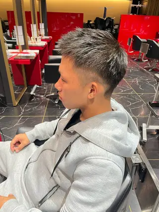 ショート メンズ 森 亜紗美のヘアスタイル