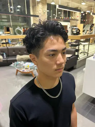 ショート パーマ メンズ メンズカット松戸/韓 国/メンズパーマ航太のヘアスタイル