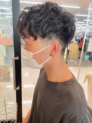 ショート パーマ 髪質改善/ブリーチ 田代 龍我のヘアスタイル