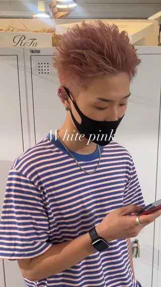 カラー 縮毛矯正とレイヤー カット/杉村凜汰郎のヘアスタイル