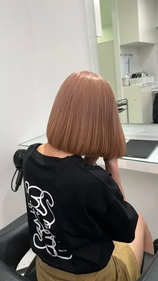 カラー 透け上品ハイトーン 職人ゆうと🤍のヘアスタイル