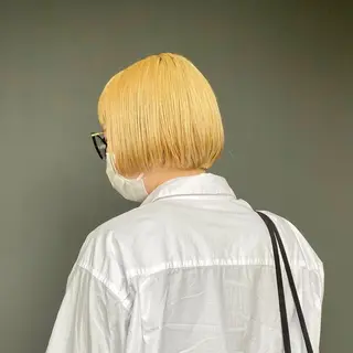 ミディアム カラー 山口 モエのヘアスタイル