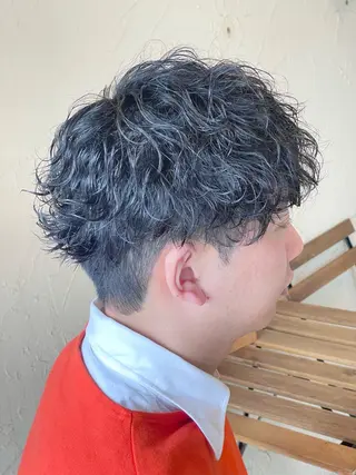 ショート カラー メンズ メンズ特化/パーマ指 名No.1/百瀬太郎のヘアスタイル